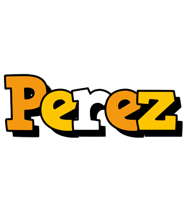 Perez cartoon logo