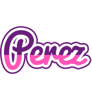 Perez cheerful logo