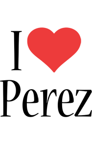 Perez i-love logo