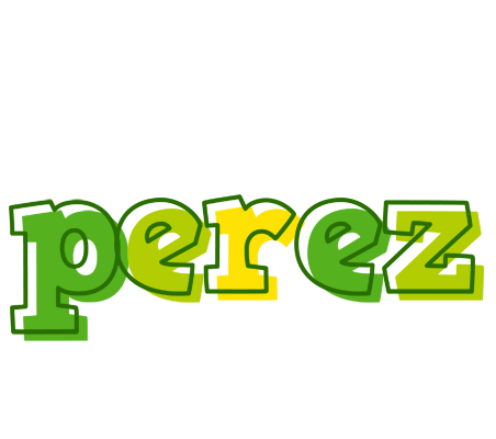 Perez juice logo
