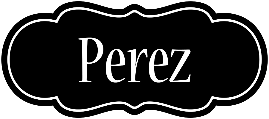 Perez welcome logo