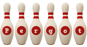 Pergot bowling-pin logo