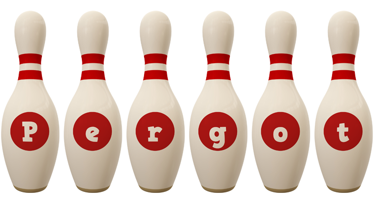 Pergot bowling-pin logo