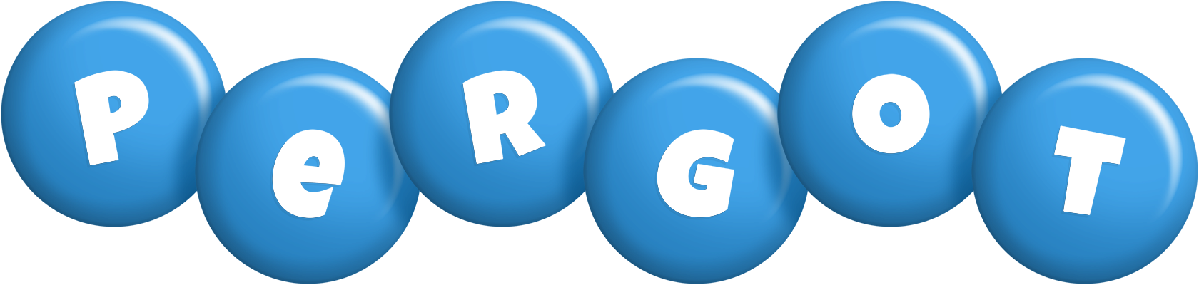 Pergot candy-blue logo