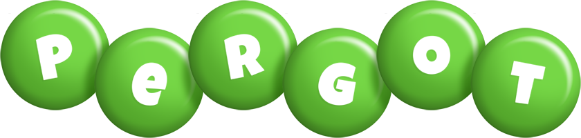 Pergot candy-green logo