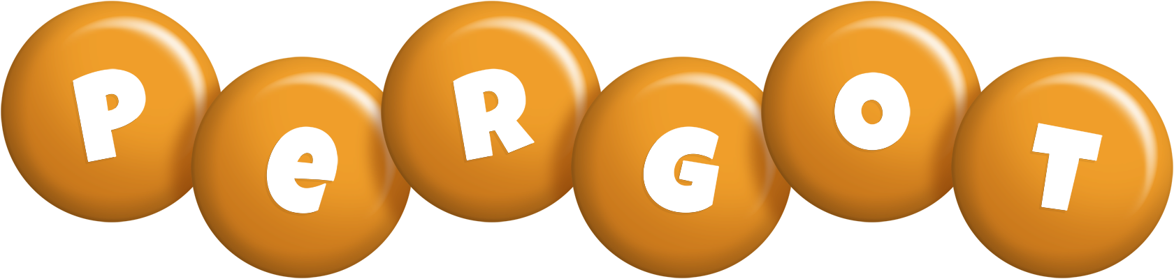 Pergot candy-orange logo
