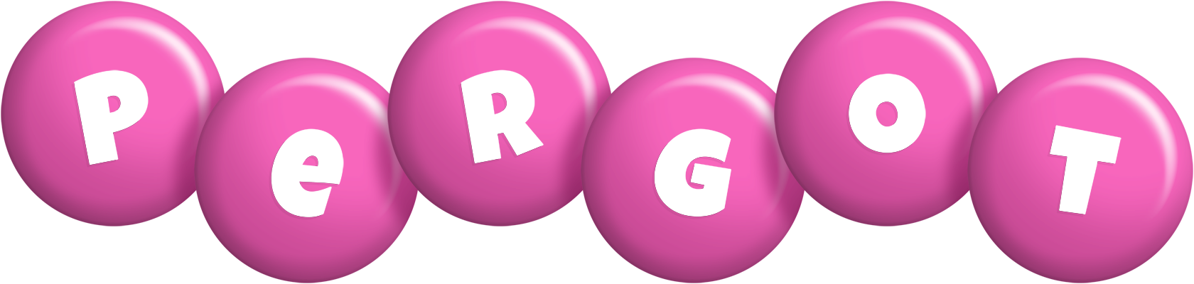 Pergot candy-pink logo