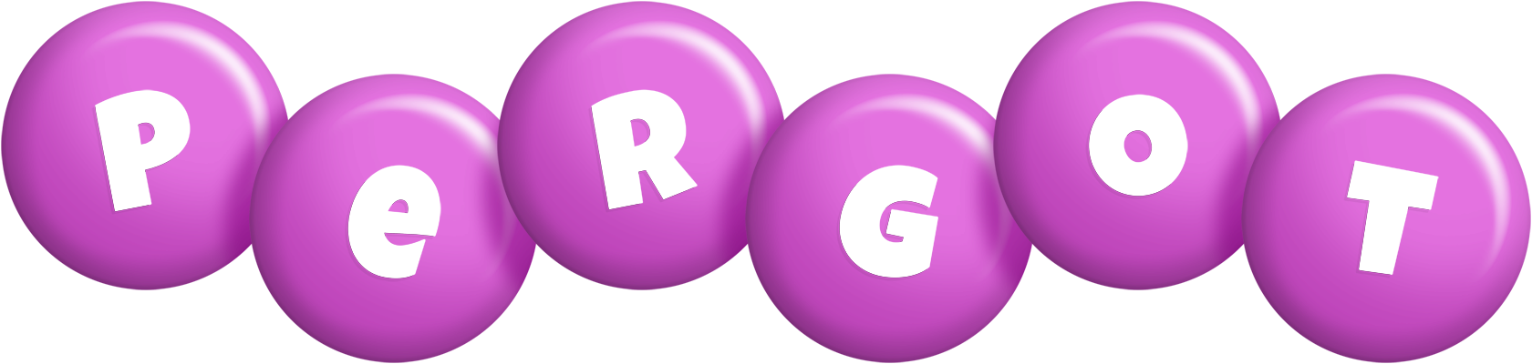 Pergot candy-purple logo