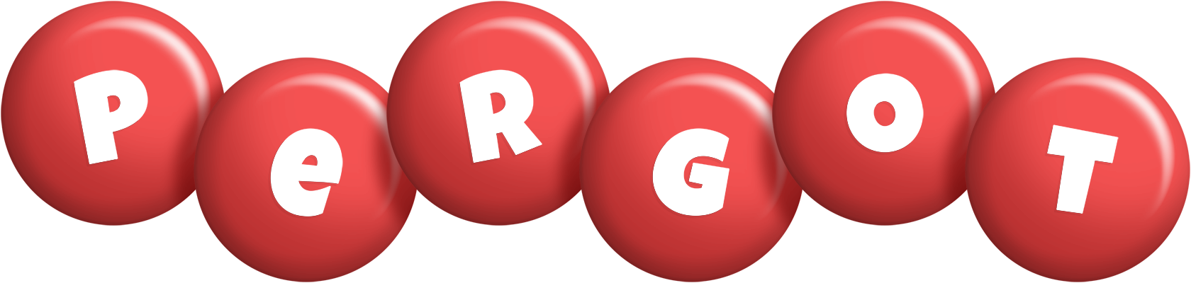 Pergot candy-red logo