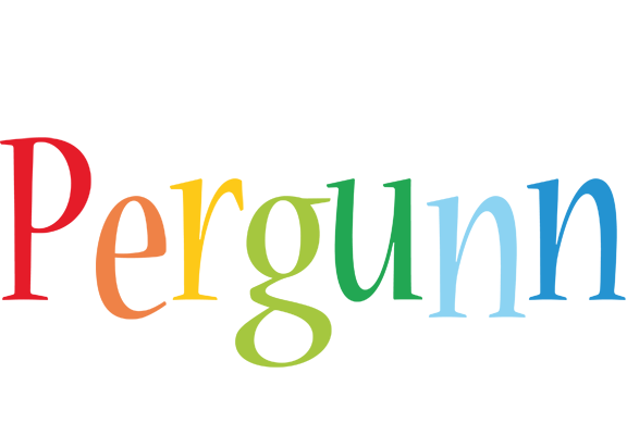 Pergunn birthday logo