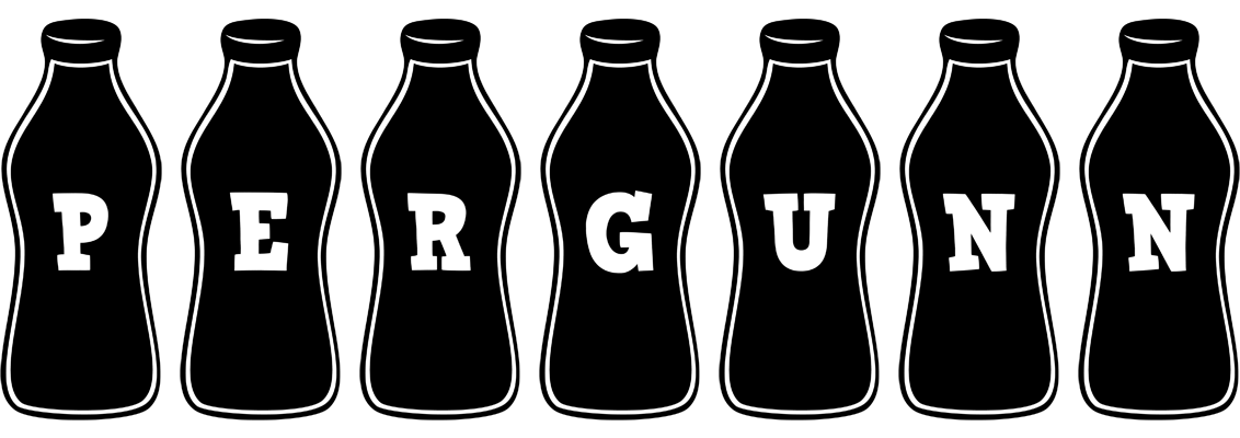Pergunn bottle logo
