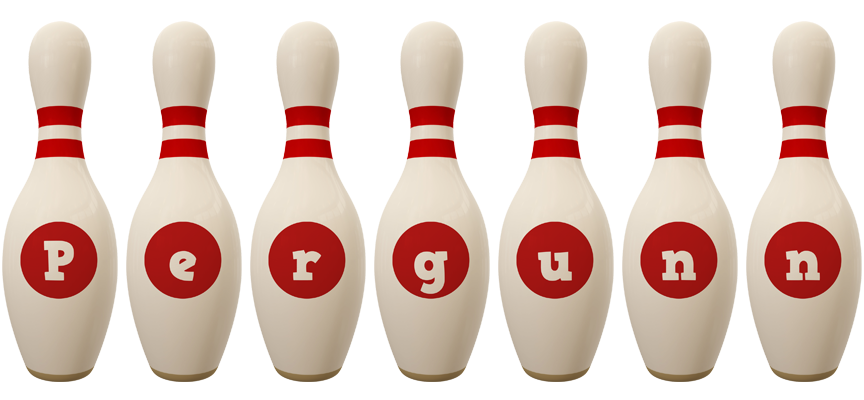 Pergunn bowling-pin logo