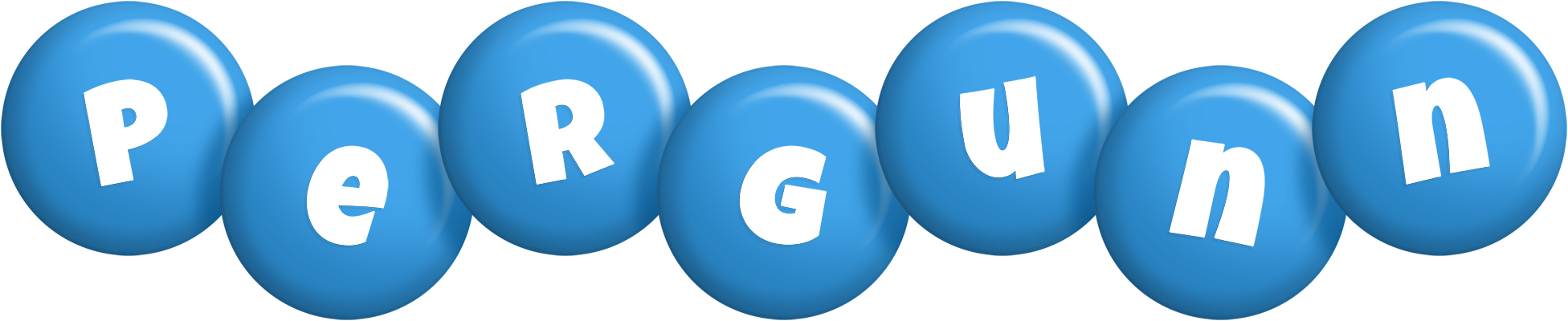 Pergunn candy-blue logo