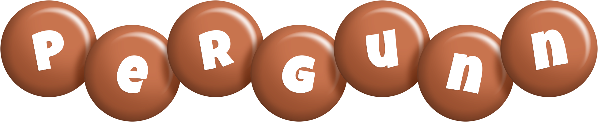 Pergunn candy-brown logo