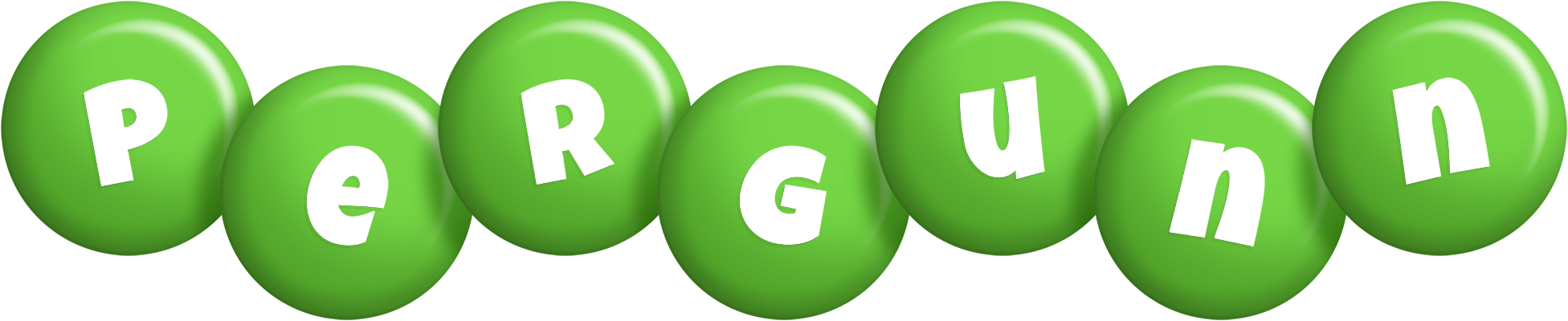 Pergunn candy-green logo