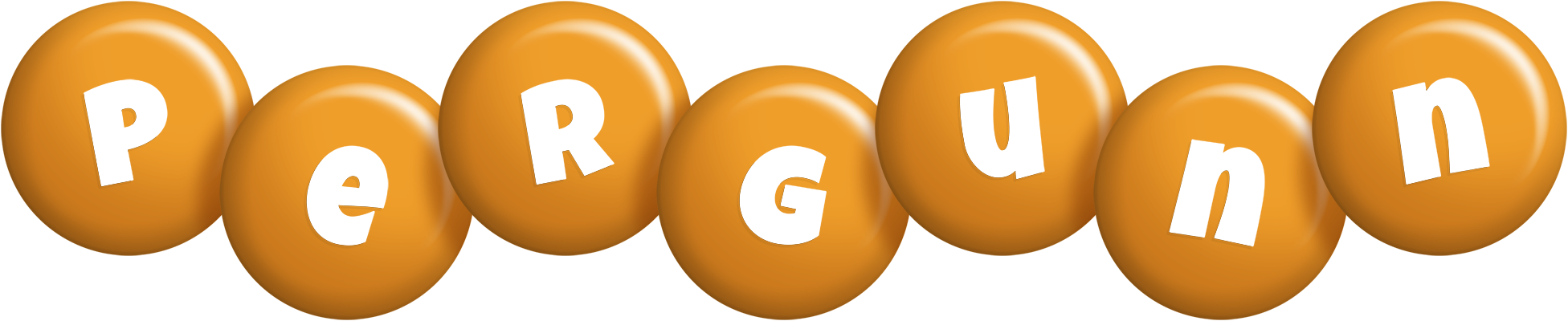Pergunn candy-orange logo