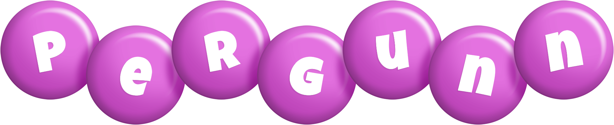 Pergunn candy-purple logo