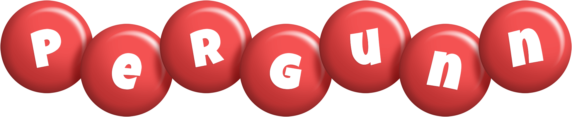 Pergunn candy-red logo