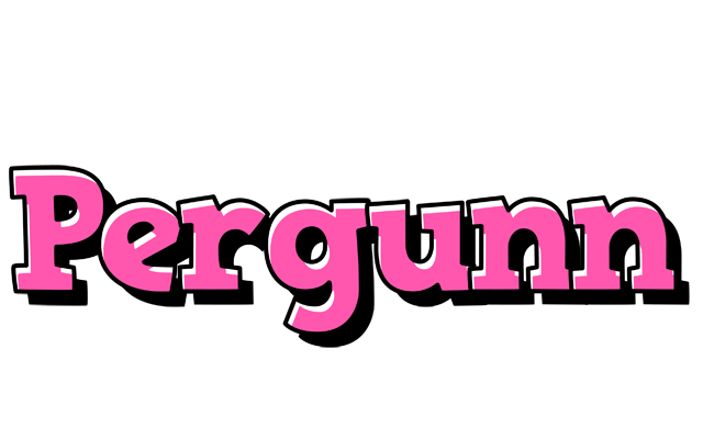 Pergunn girlish logo