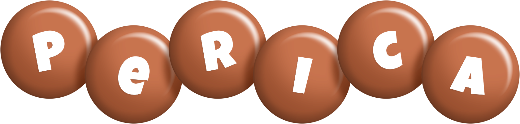 Perica candy-brown logo
