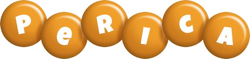 Perica candy-orange logo