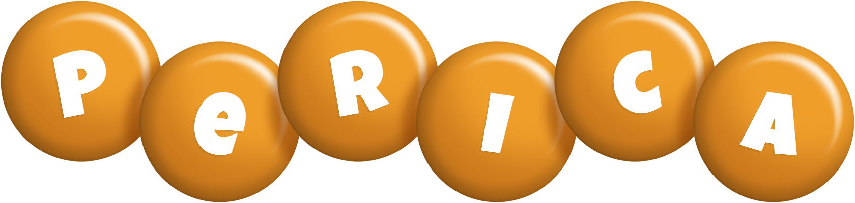Perica candy-orange logo