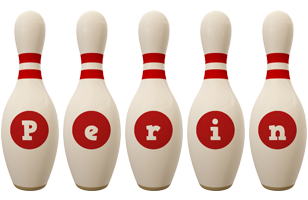 Perin bowling-pin logo