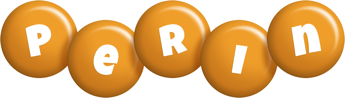 Perin candy-orange logo