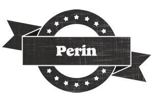 Perin grunge logo