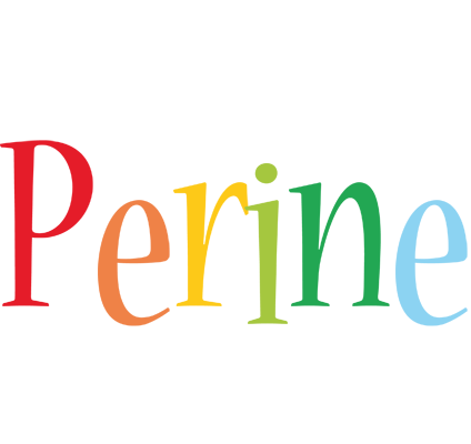 Perine birthday logo