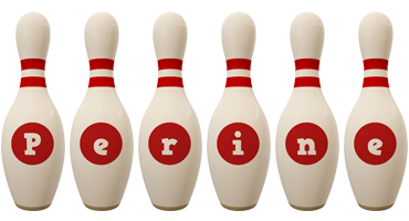 Perine bowling-pin logo