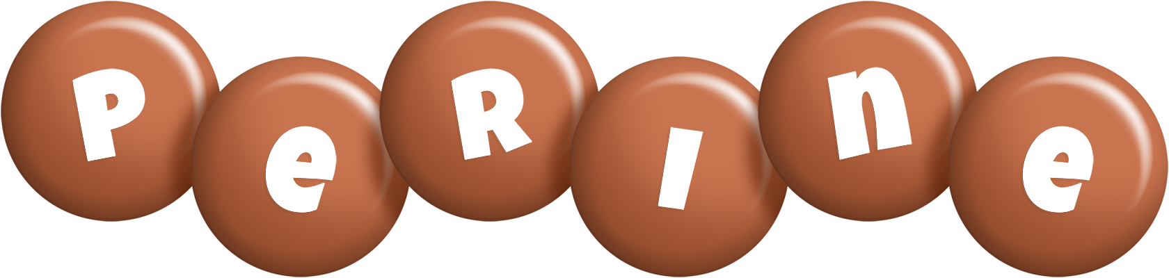 Perine candy-brown logo