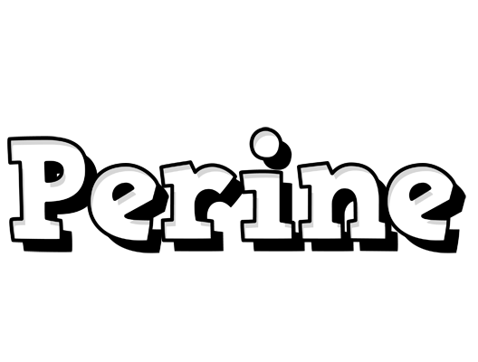 Perine snowing logo