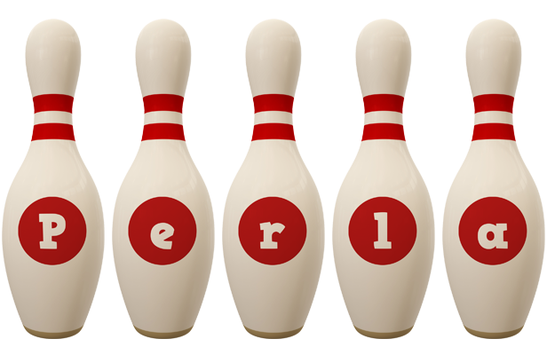Perla bowling-pin logo