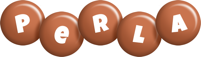 Perla candy-brown logo