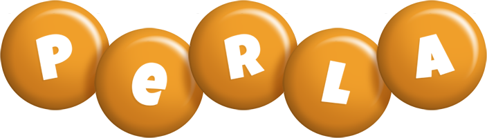 Perla candy-orange logo