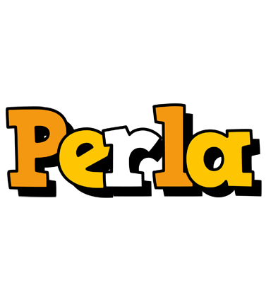 Perla cartoon logo
