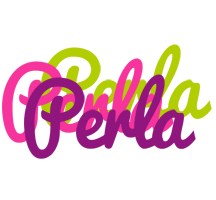 Perla flowers logo