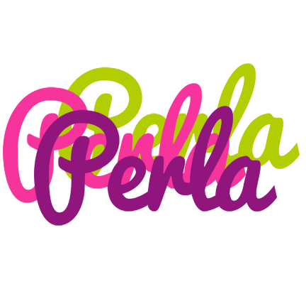 Perla flowers logo