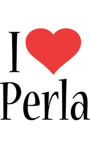 Perla i-love logo