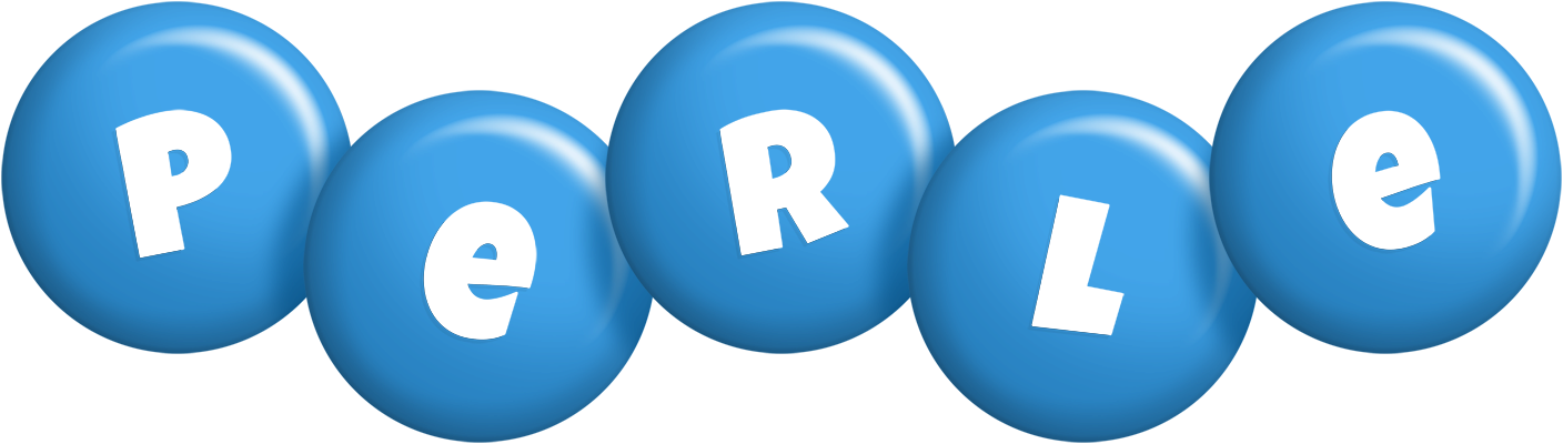 Perle candy-blue logo