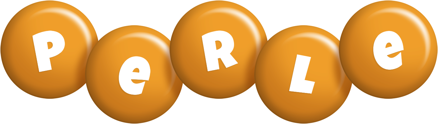 Perle candy-orange logo