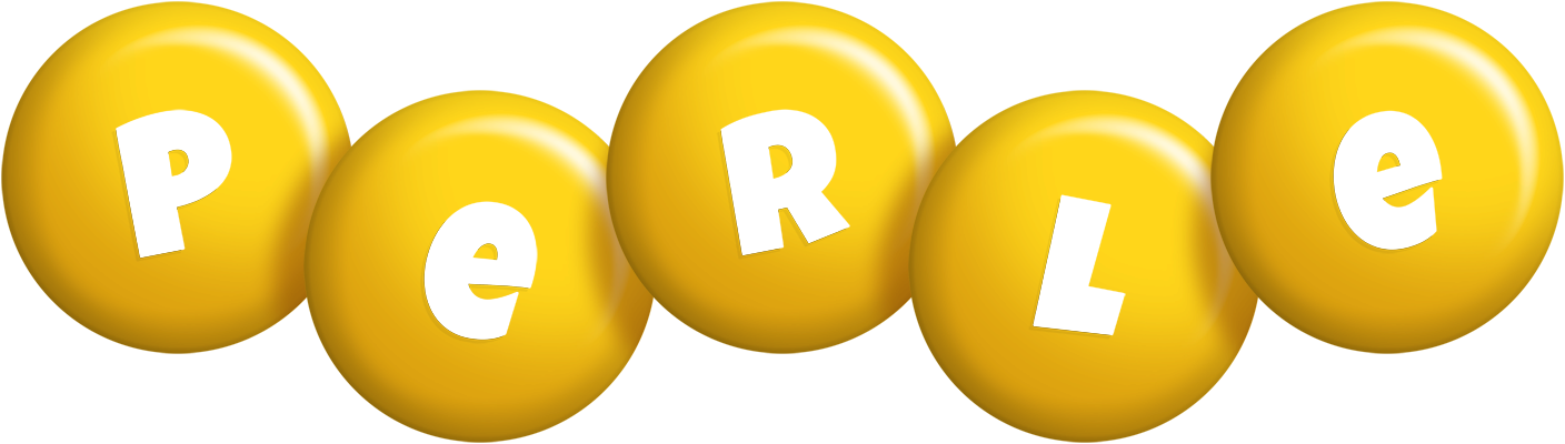 Perle candy-yellow logo