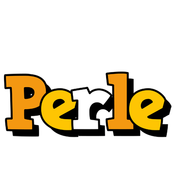 Perle cartoon logo