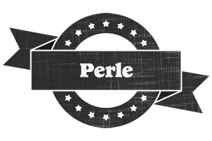 Perle grunge logo