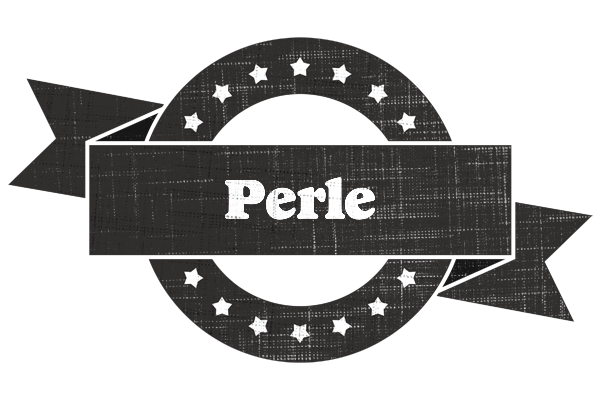 Perle grunge logo