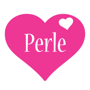 Perle love-heart logo