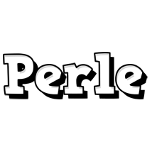 Perle snowing logo