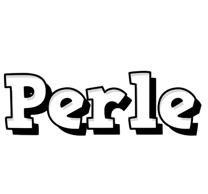 Perle snowing logo