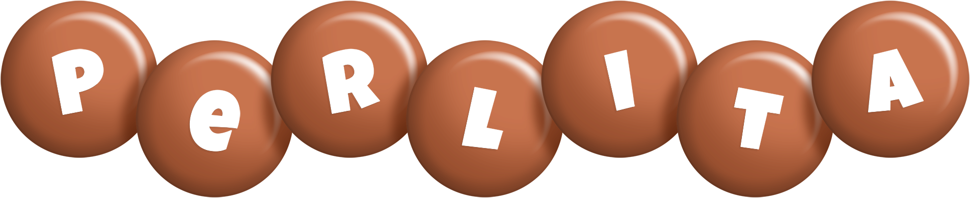 Perlita candy-brown logo